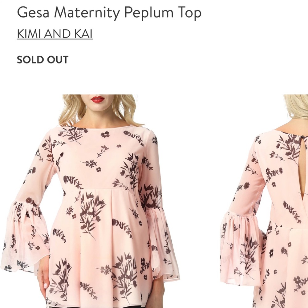 Kimi + Kai maternity top.